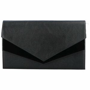 Dámska spoločenská listová kabelka čierna - Delami Monica