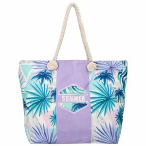 Moderná plážová taška fialovo modrá - Jesicca